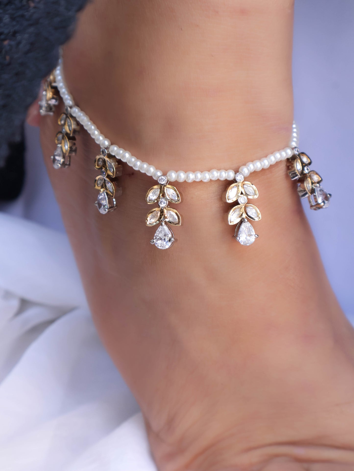 Tatva Silver Anklets- Pair of 2