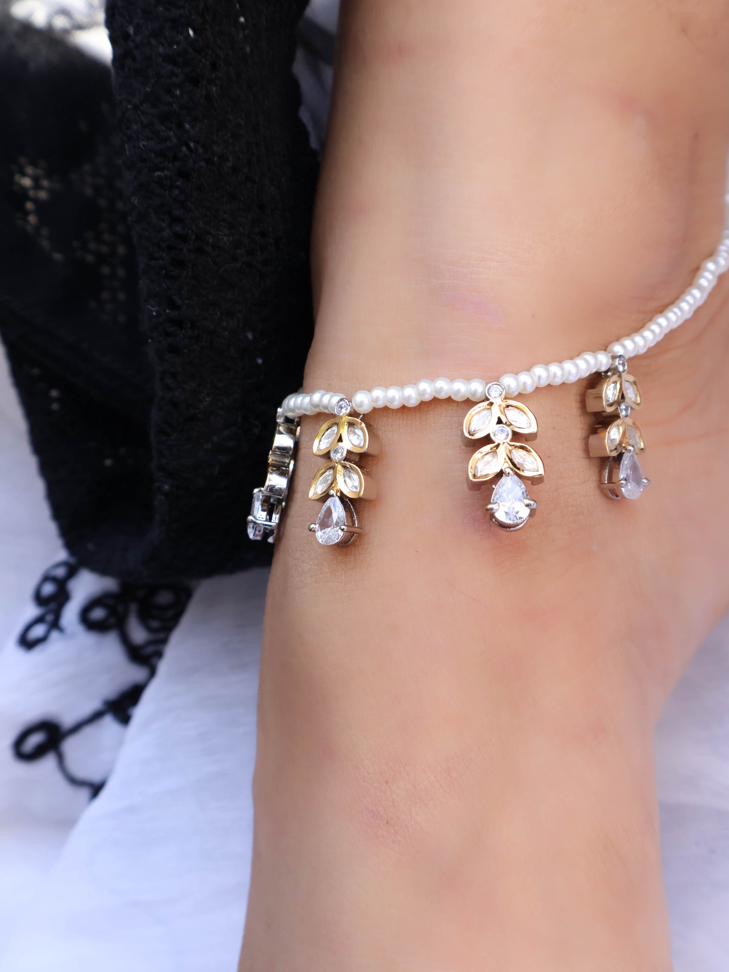 Tatva Silver Anklets- Pair of 2