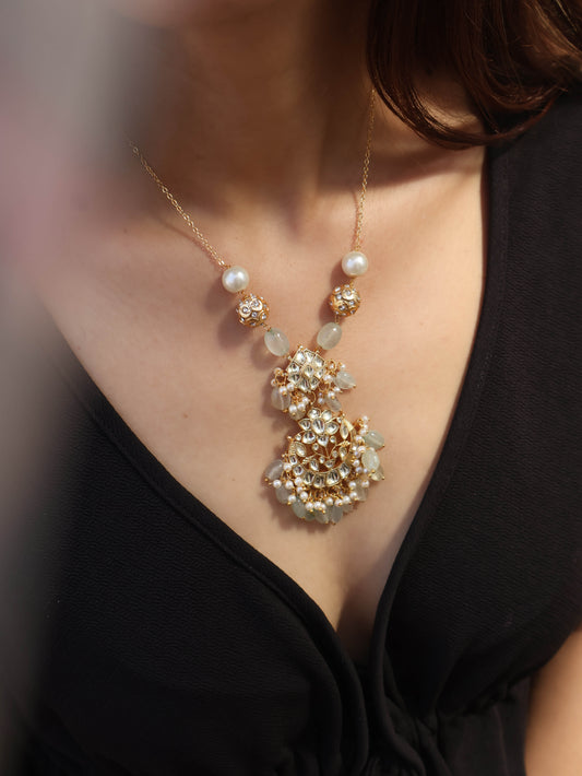 Ojasvi Kundan Pendant Necklace