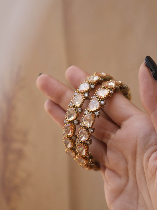 Sarika Polki Bangles - Set of 2