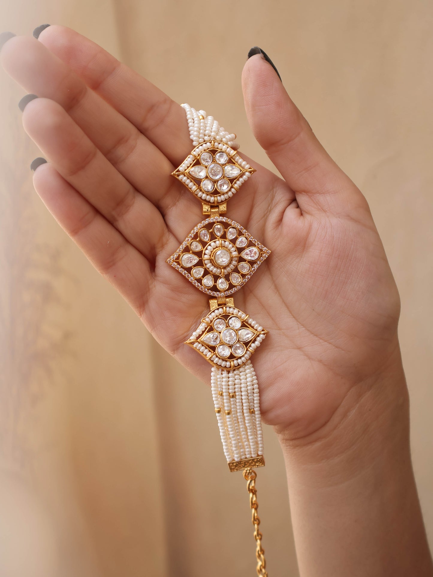 Liana Pearl & Polki Bracelet