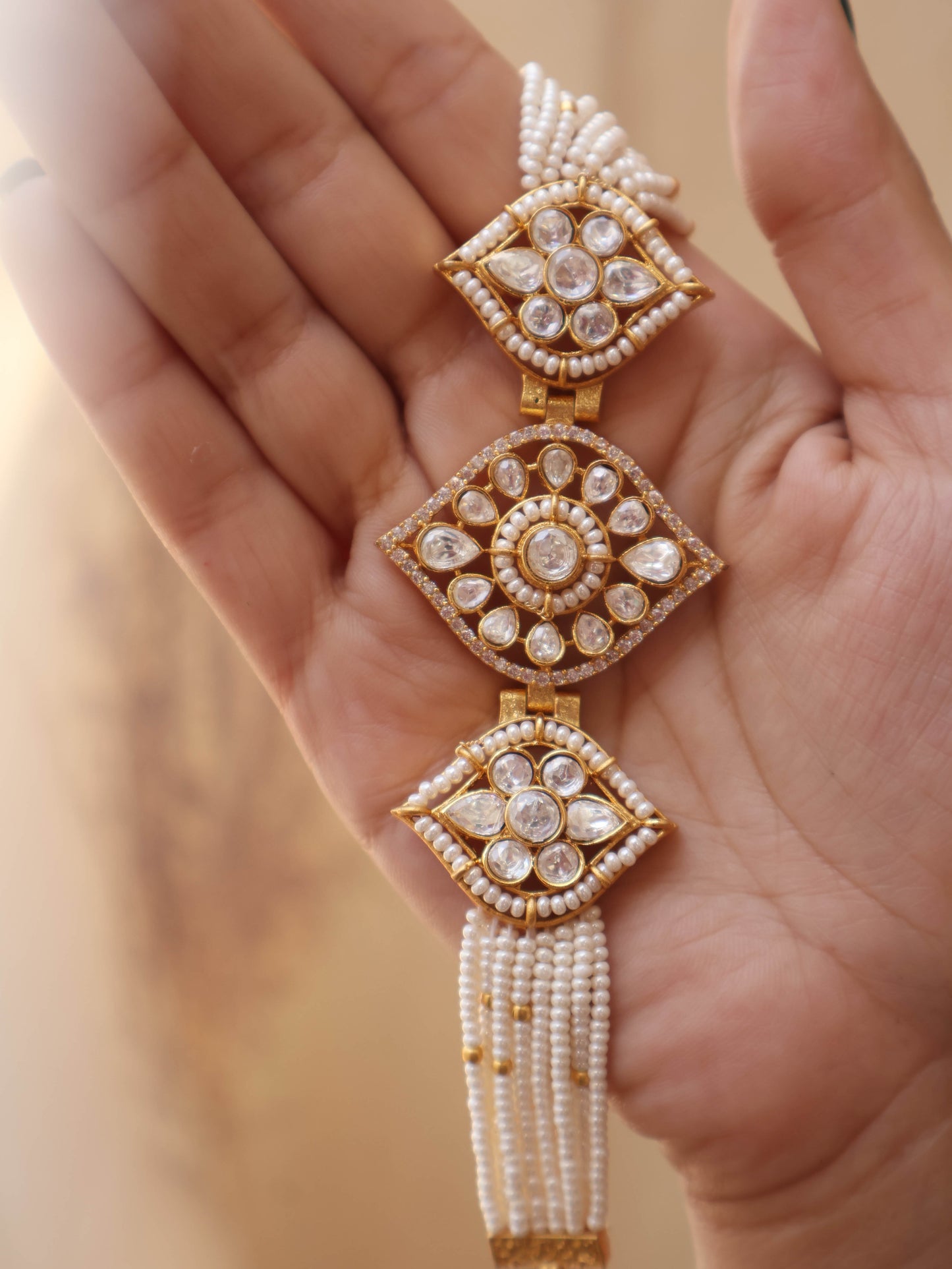 Liana Pearl & Polki Bracelet