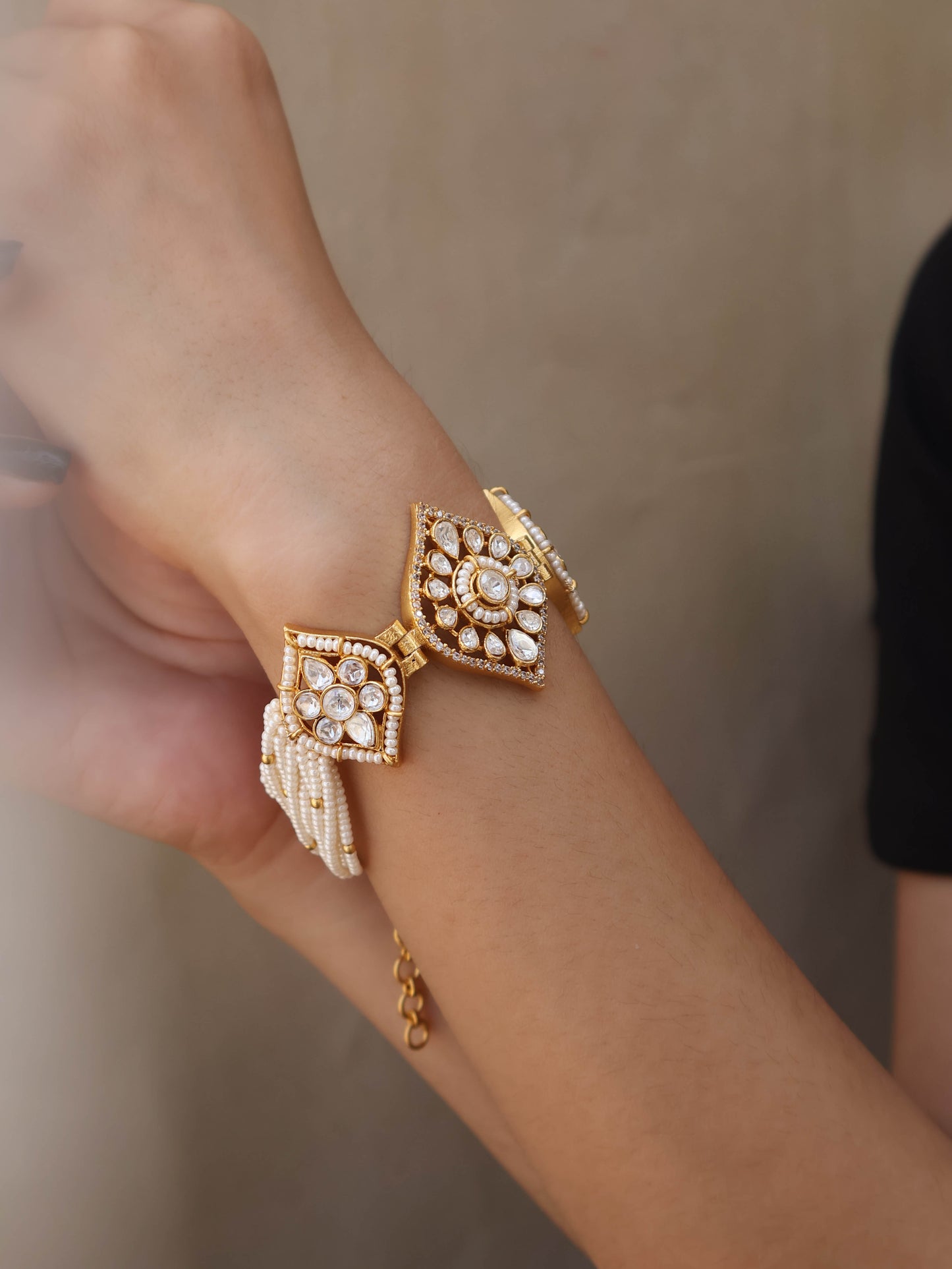 Liana Pearl & Polki Bracelet