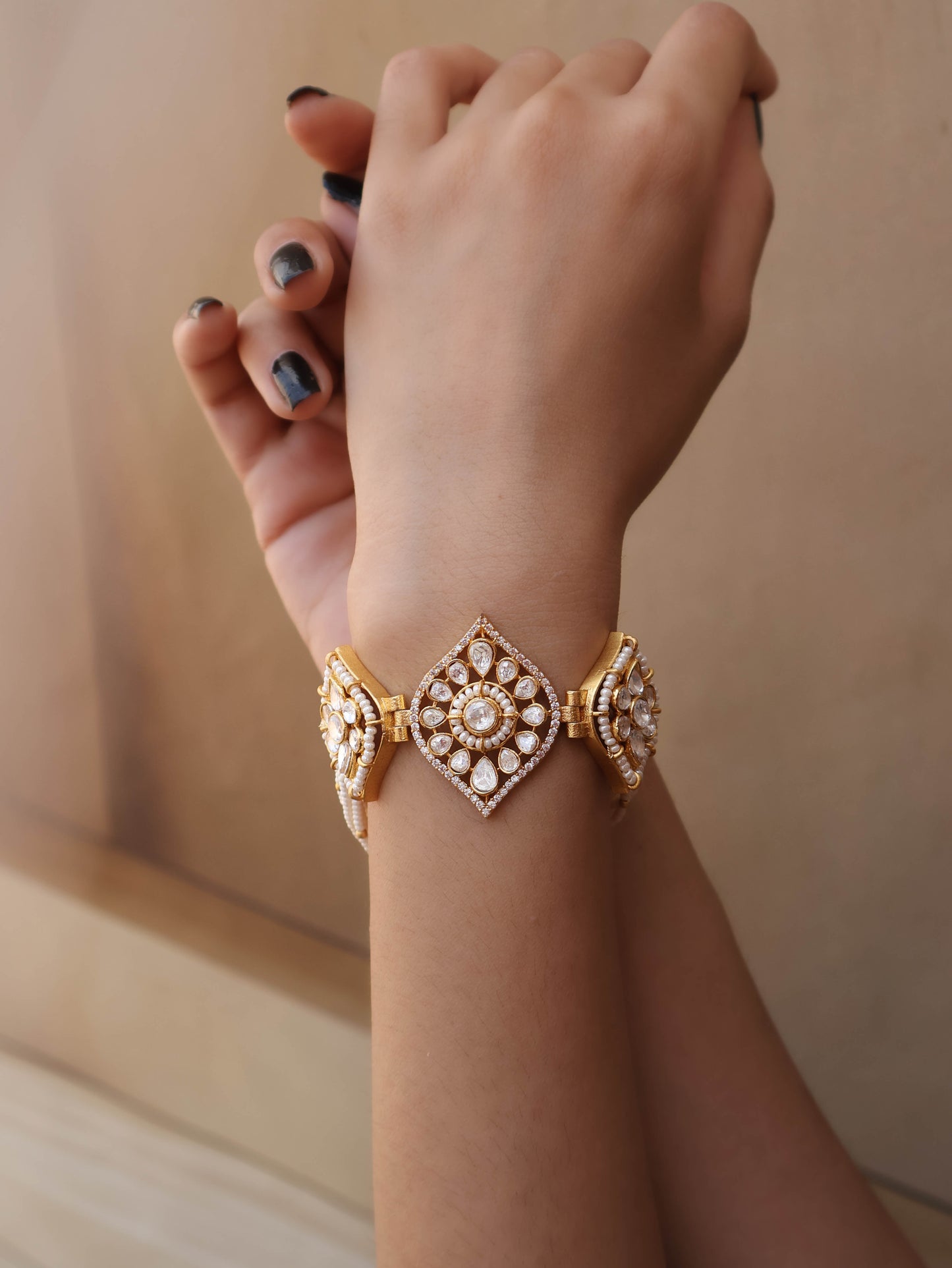 Liana Pearl & Polki Bracelet