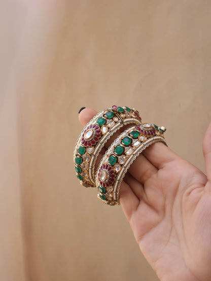 Mohe Polki Bangle - Set of 2