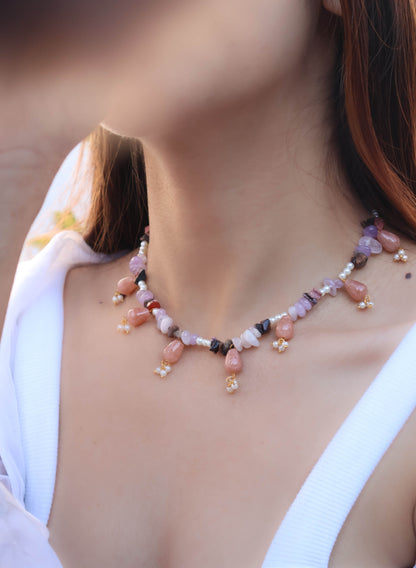 Fawn Purple-Pink Necklace