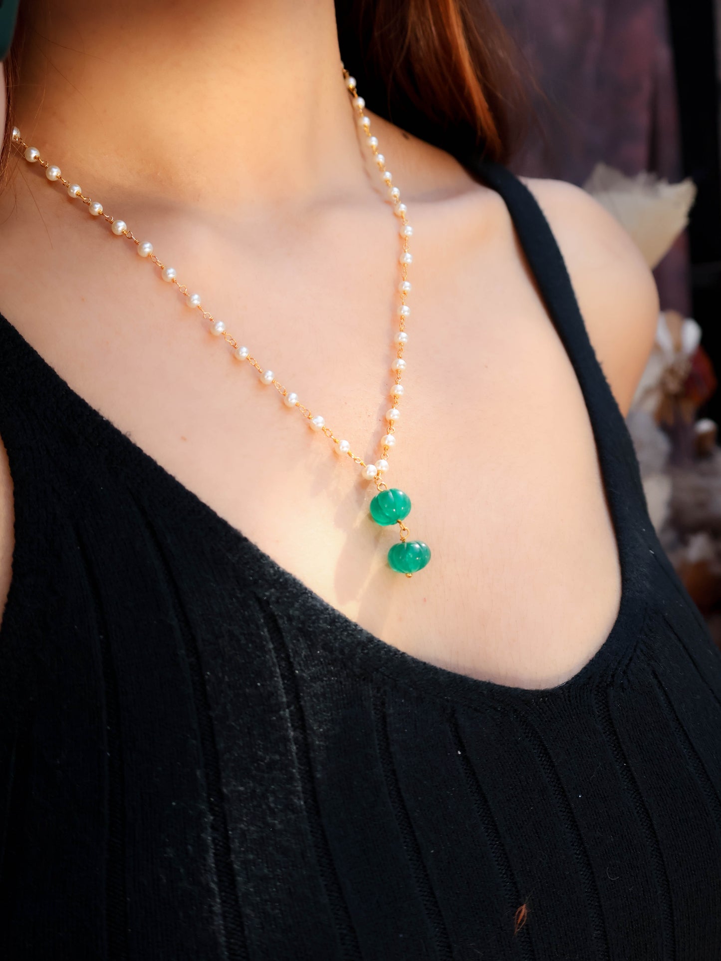 Asiya Green Pendant Necklace