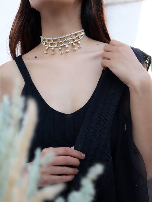 Eva Kundan Choker Necklace