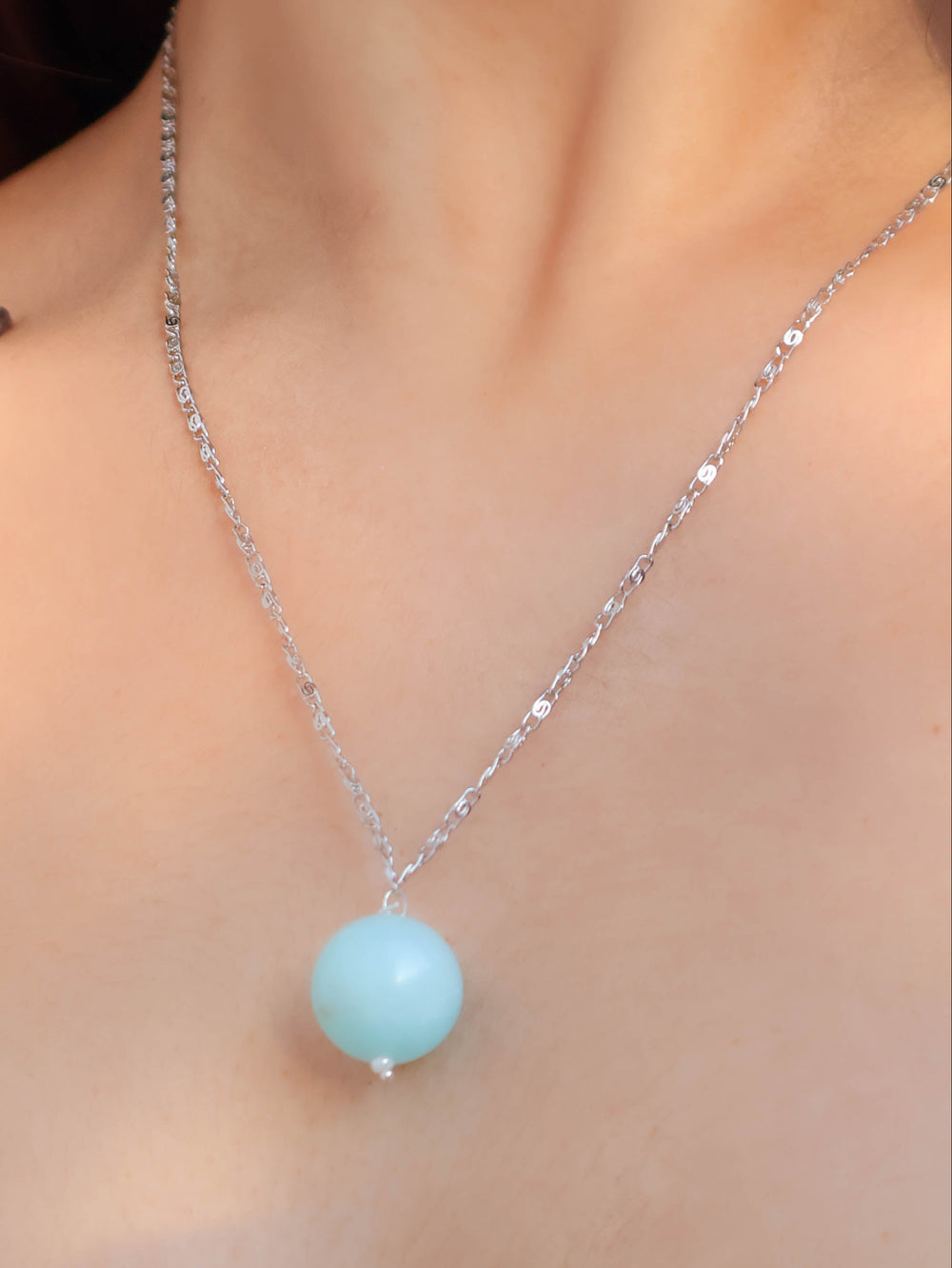 Aliza Moon Stone Pendant Necklace
