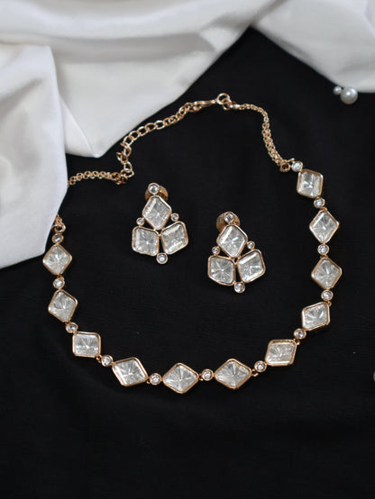 Misha Polki Necklace Set