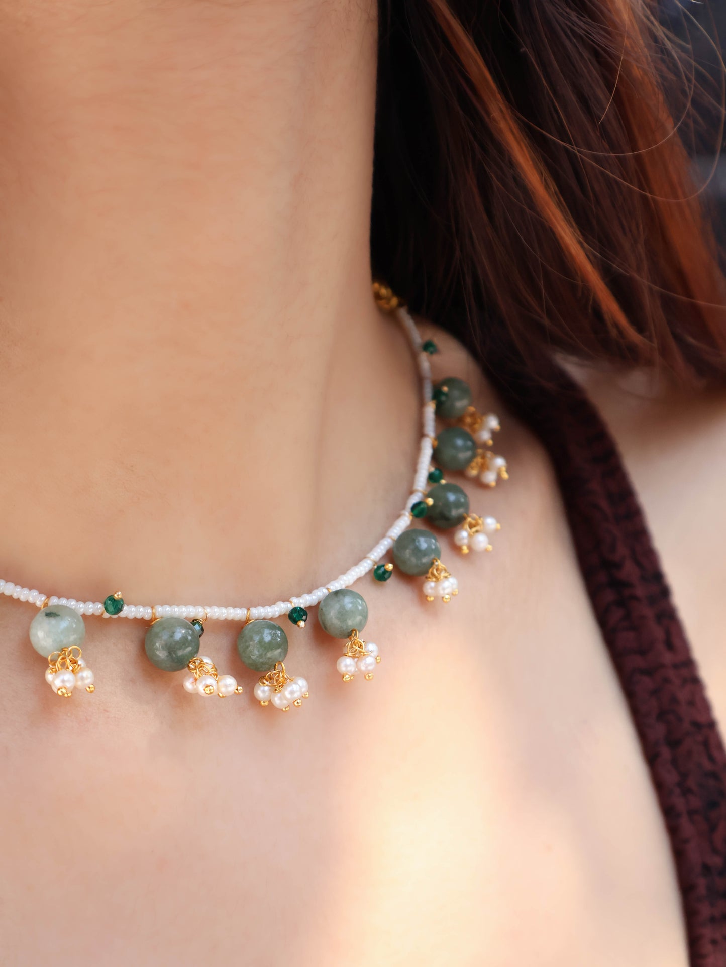 Darla Green Necklace