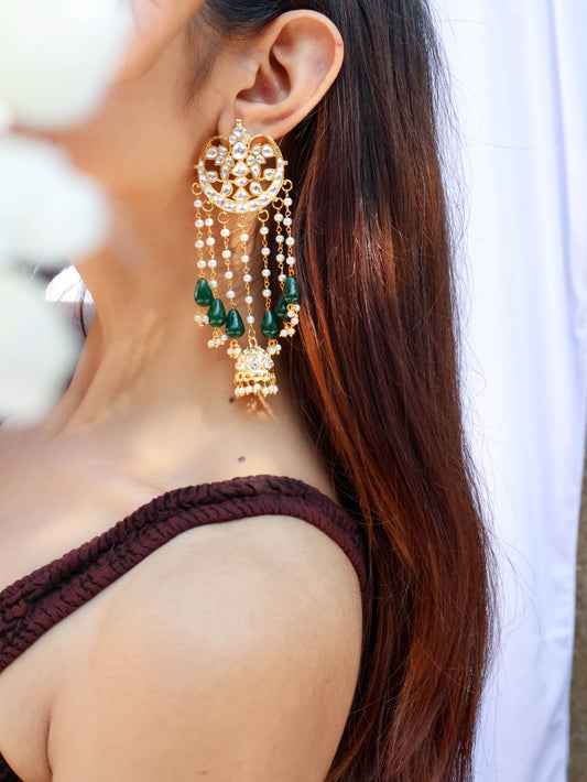 Evan Green Kundan Earrings