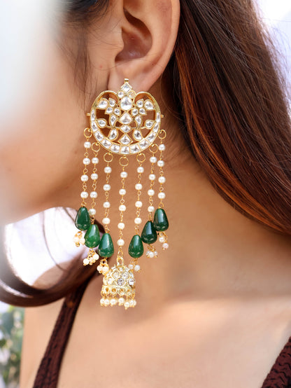 Evan Green Kundan Earrings