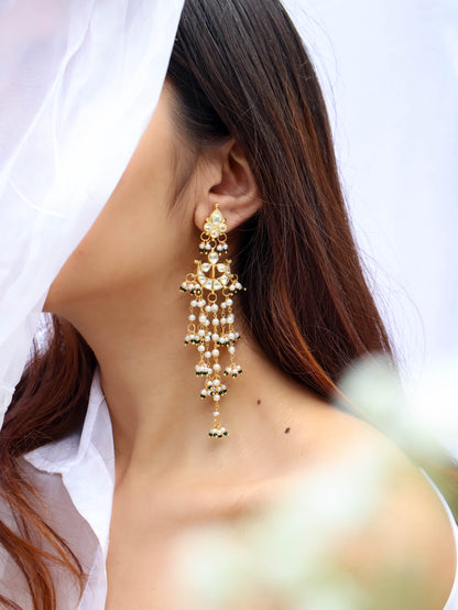 Danira Kundan Pearl Earrings