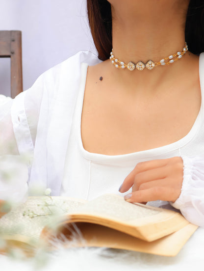 Rifat Polki Choker Necklace