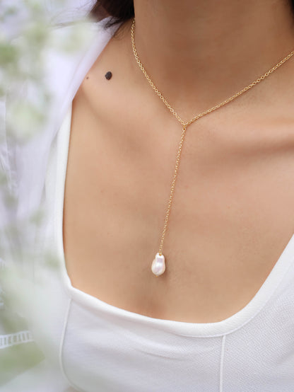 Disha Pearl Drop Necklace