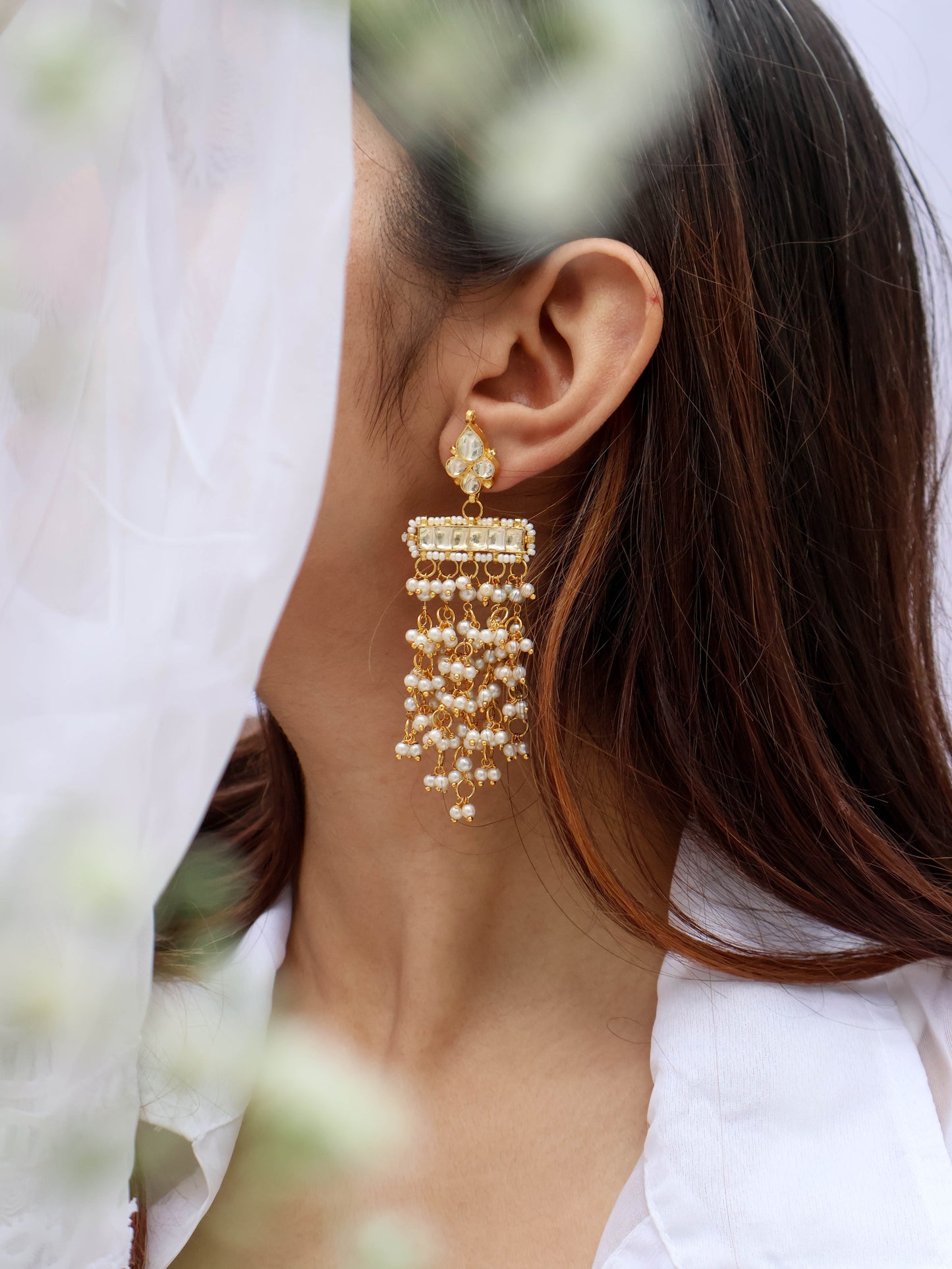 Rasima Kundan Earrings