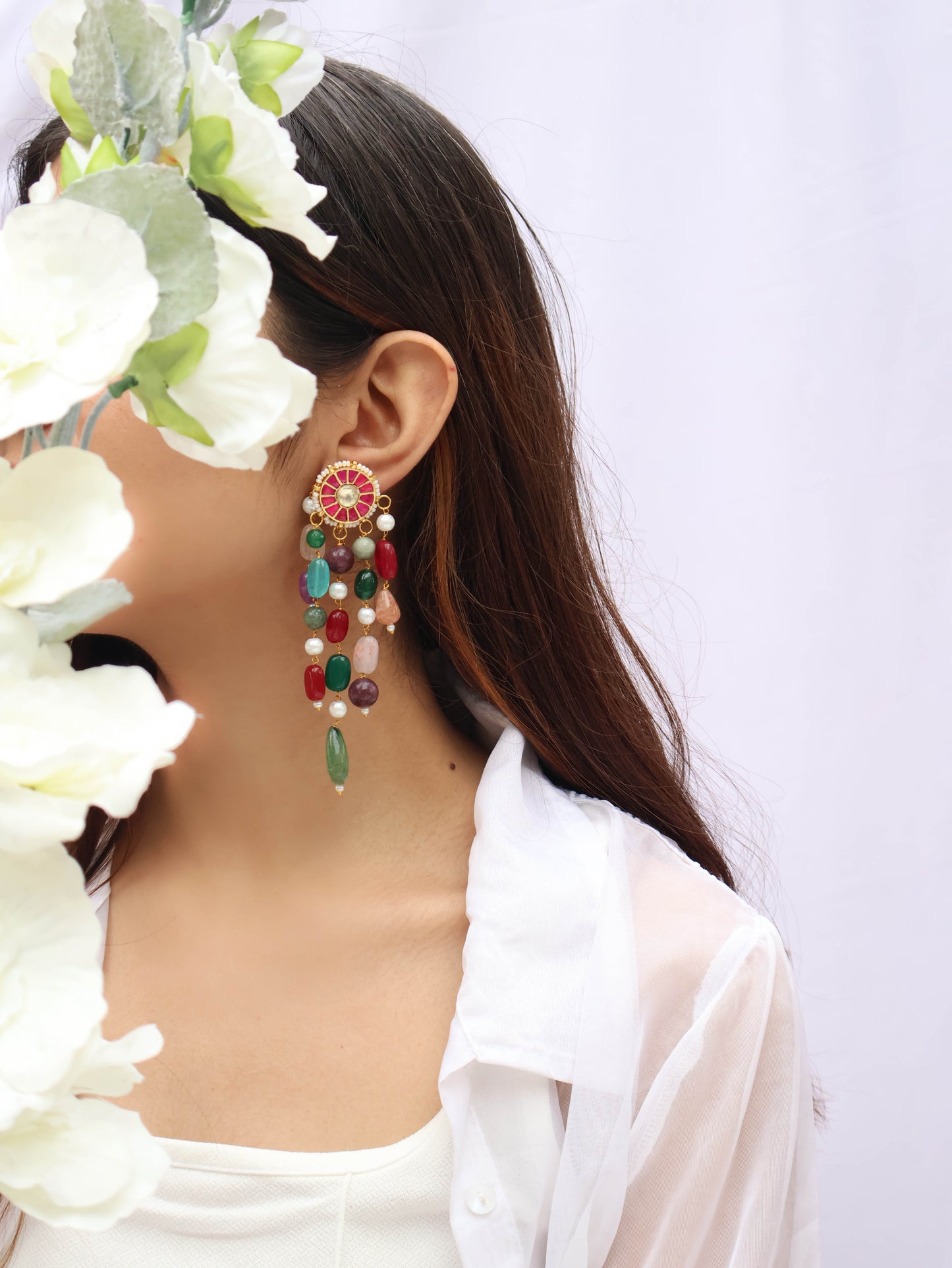 Rangeela Kundan Earrings