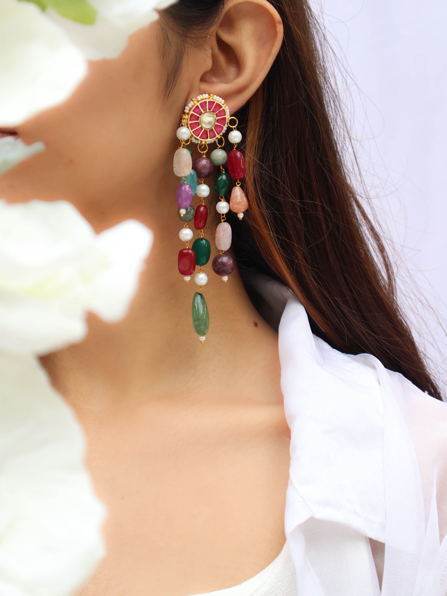 Rangeela Kundan Earrings