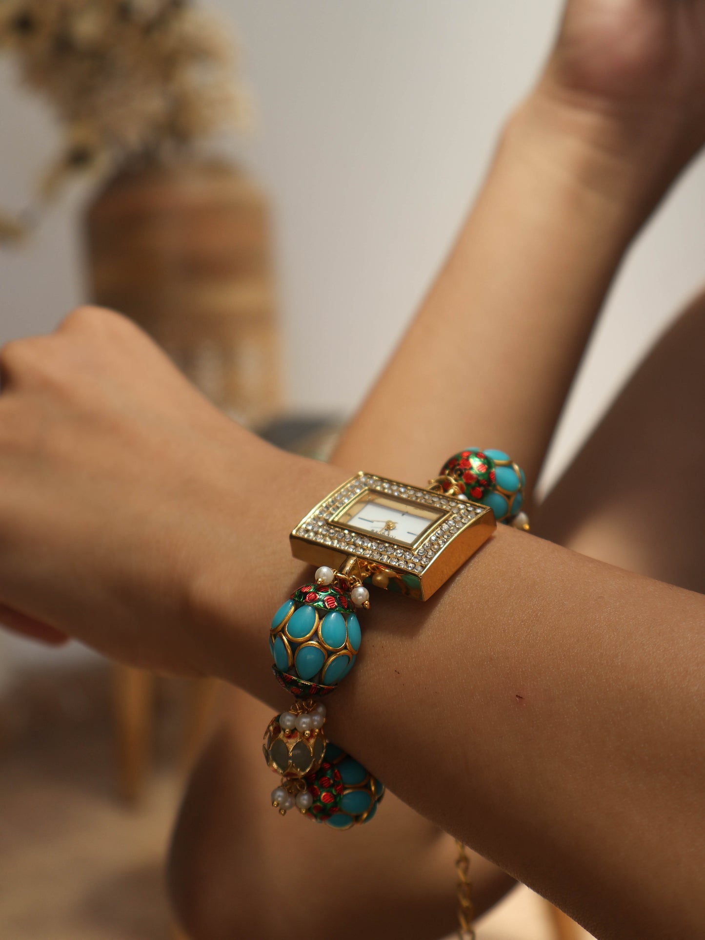 Leah Turquoise Wrist Watch