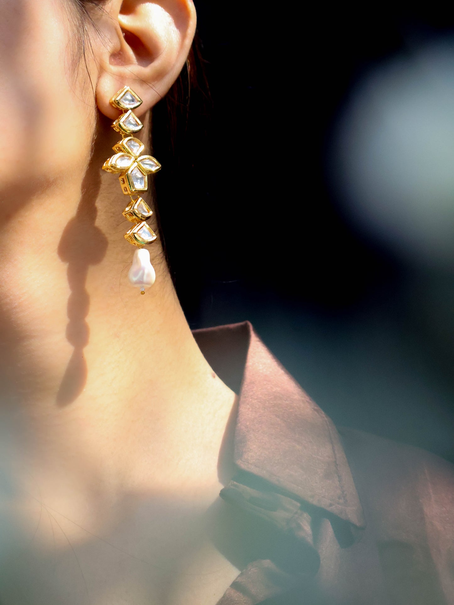 Lubna Kundan Earrings