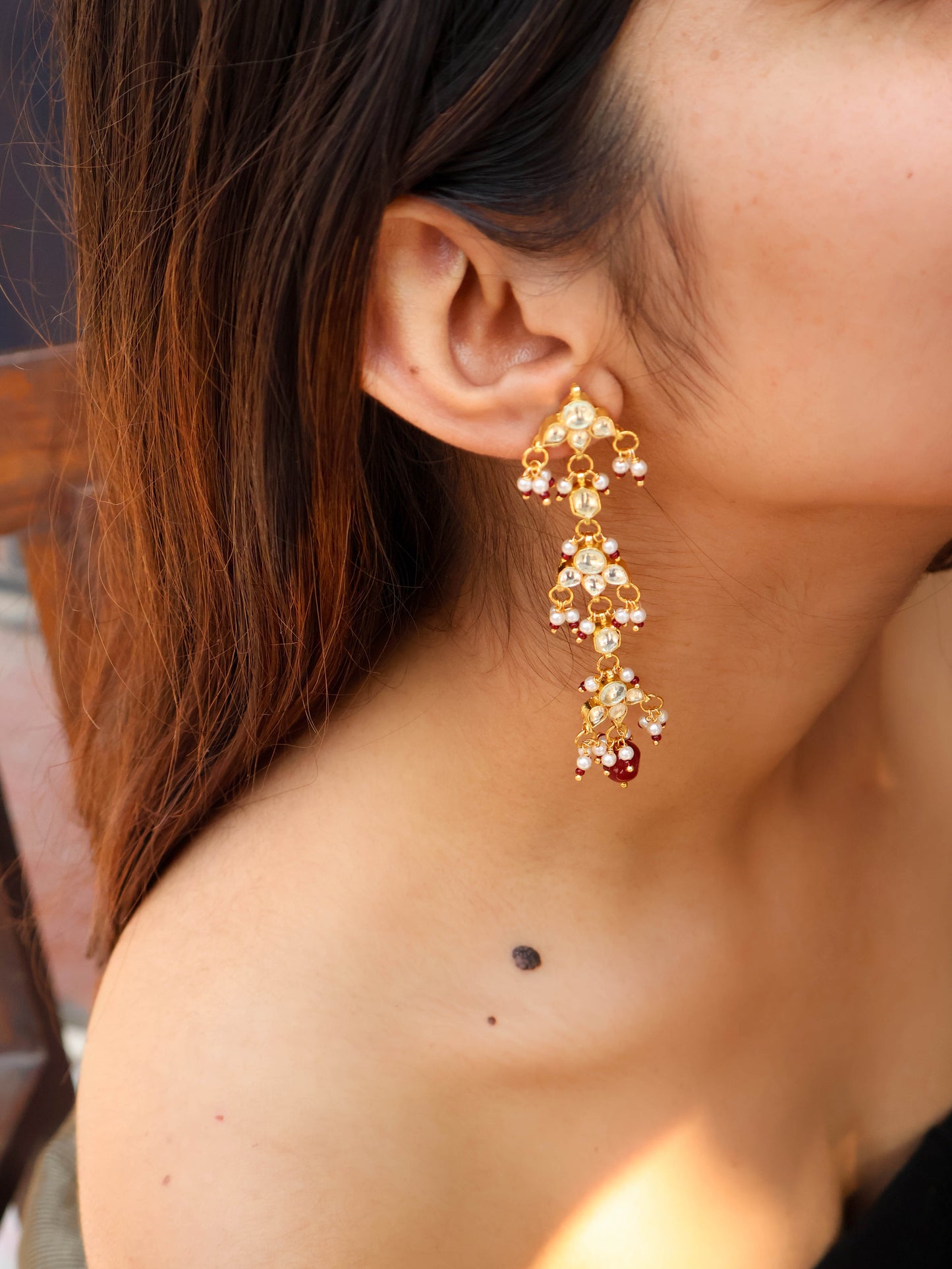 Daya Kundan Earrings