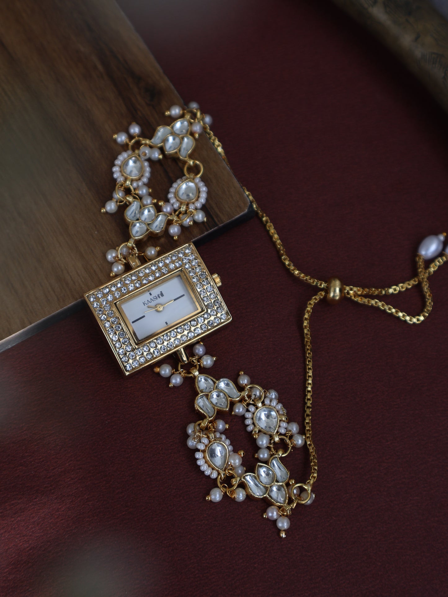 Khwaab Kundan Wrist Watch
