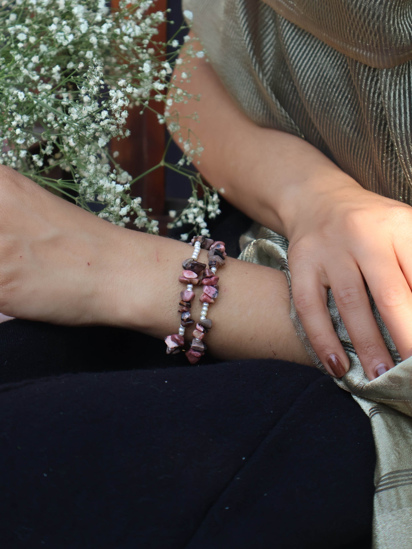 Wilsa Rhodonite Bracelet