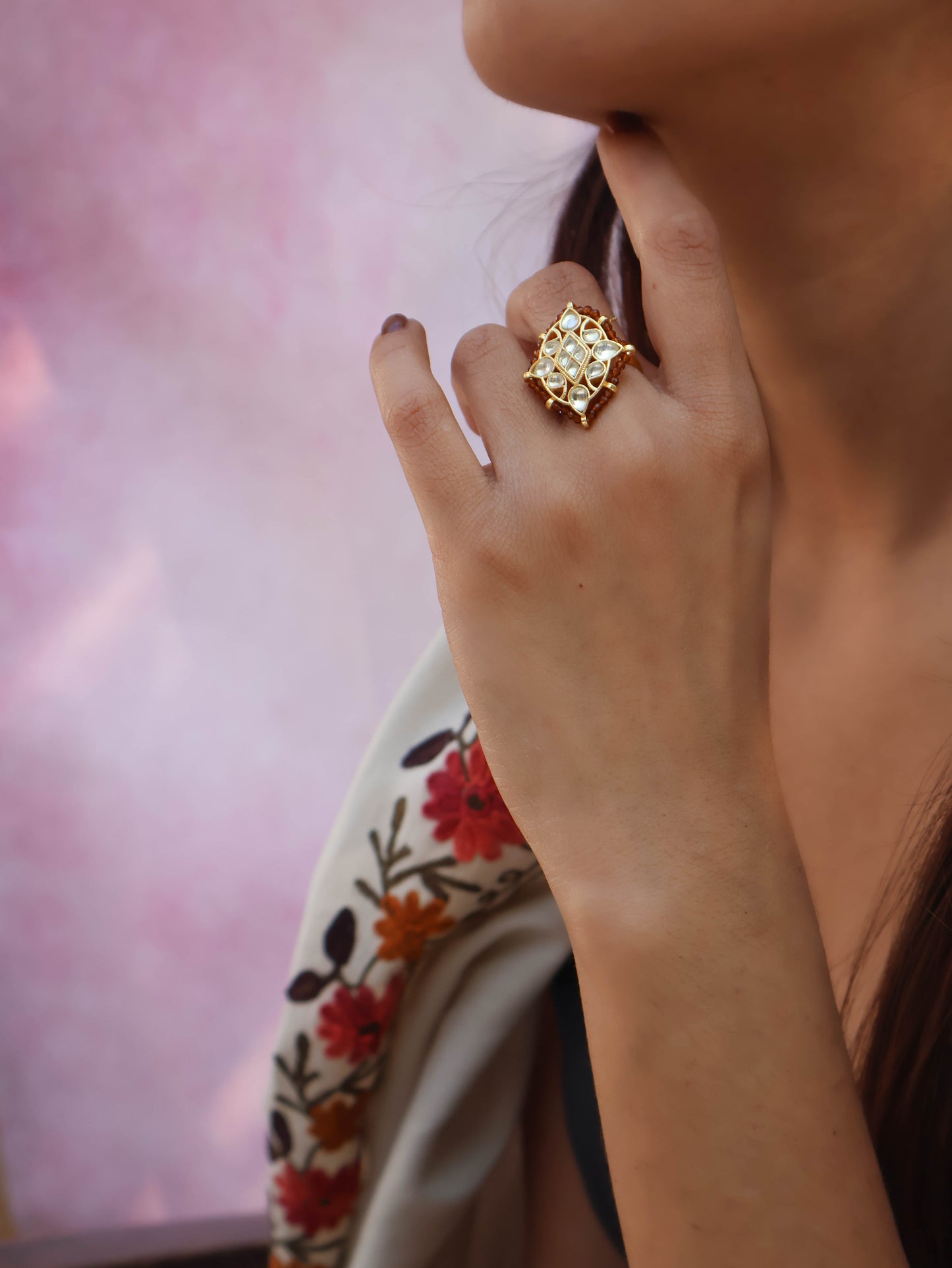 Amara Kundan Ring