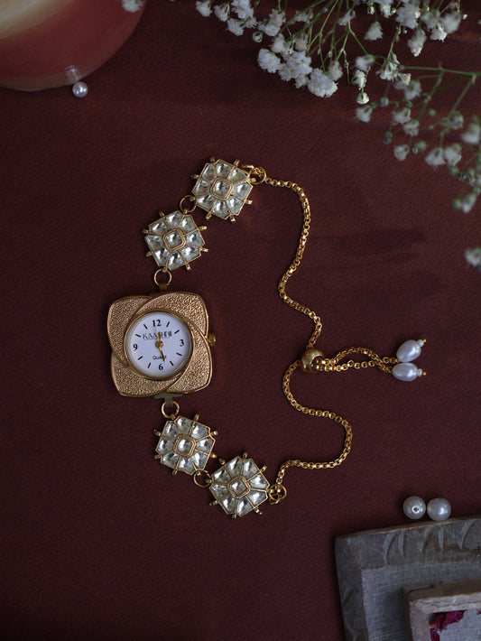 Ammie  Kundan Wrist Watch