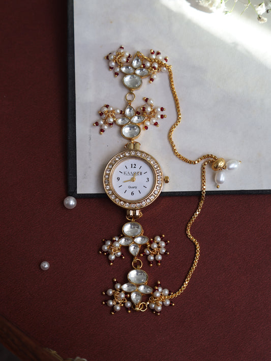 Heba Kundan Wrist Watch