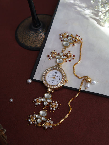 Heba Kundan Wrist Watch