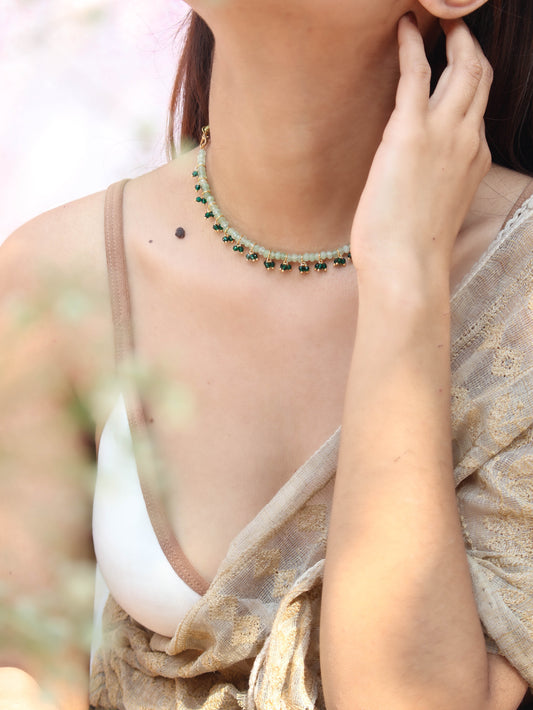 Azra Green Necklace