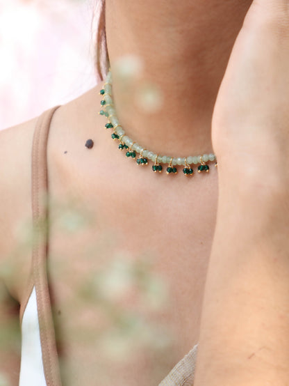 Azra Green Necklace