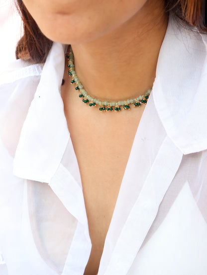 Azra Green Necklace