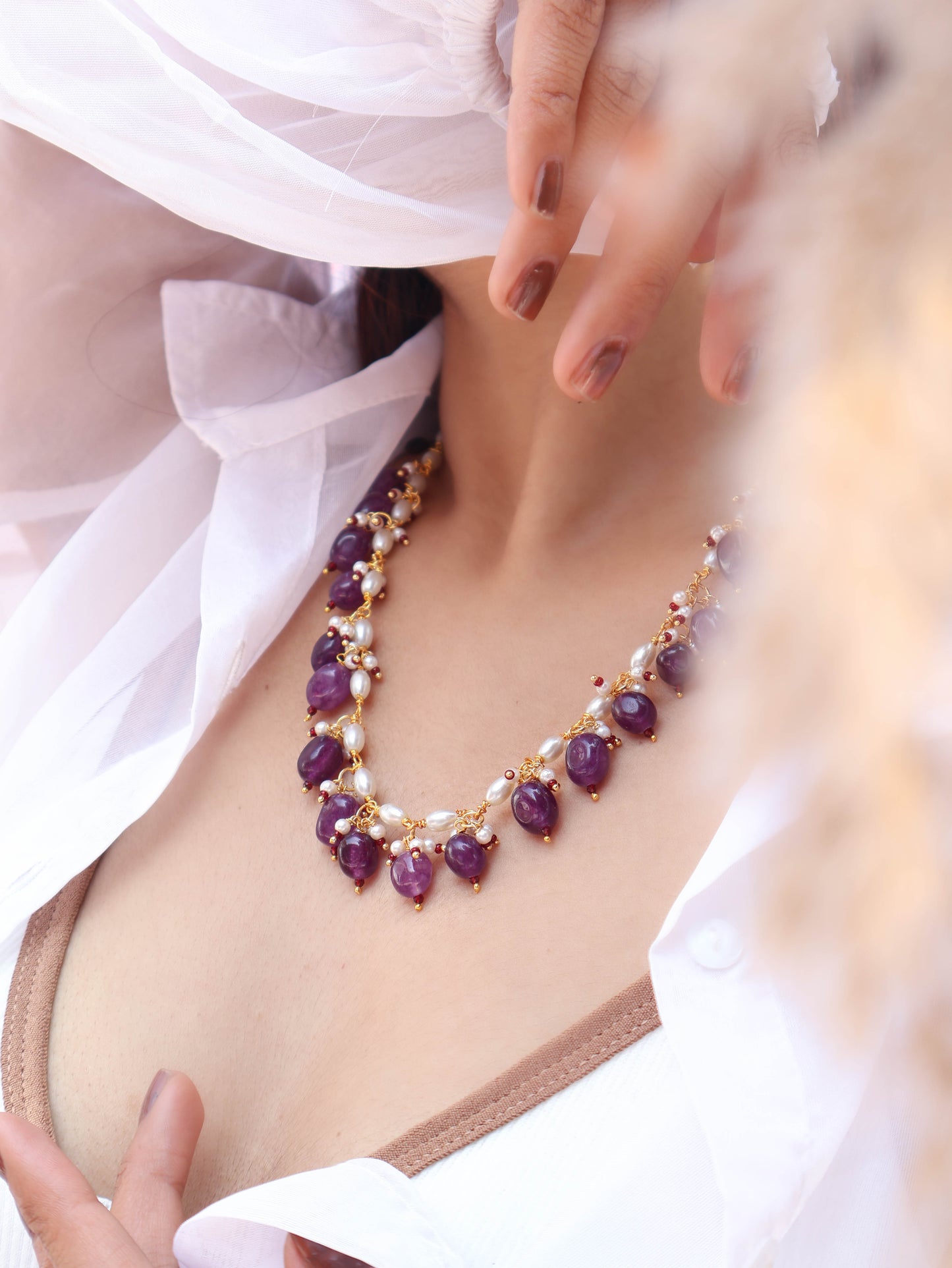 Heer Purple Necklace