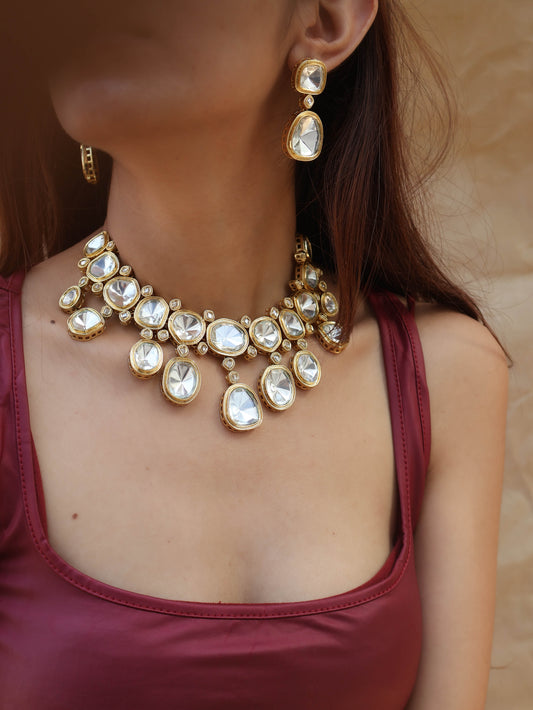 Solana Polki Necklace Set