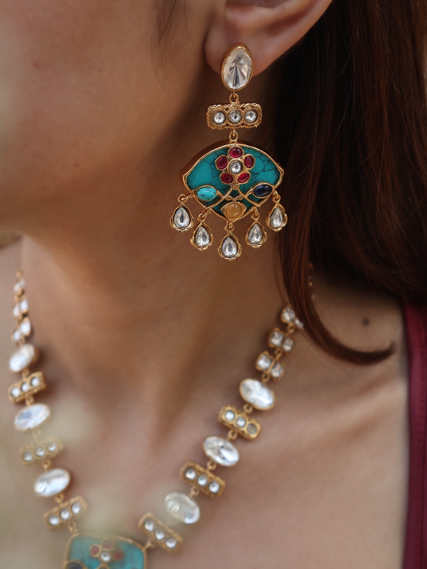 Ocean Turquoise Necklace Set