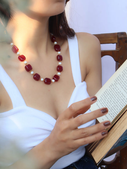 Humaira Red Necklace