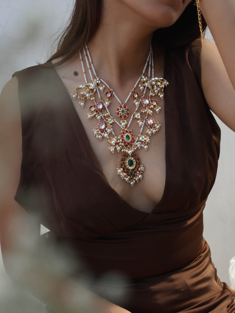 Laura Multi-layered Kundan Necklace