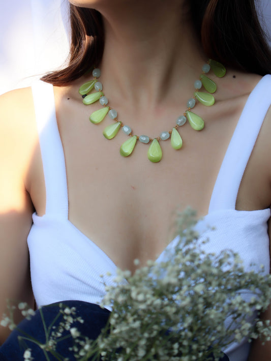 Nadia Mint Green Necklace