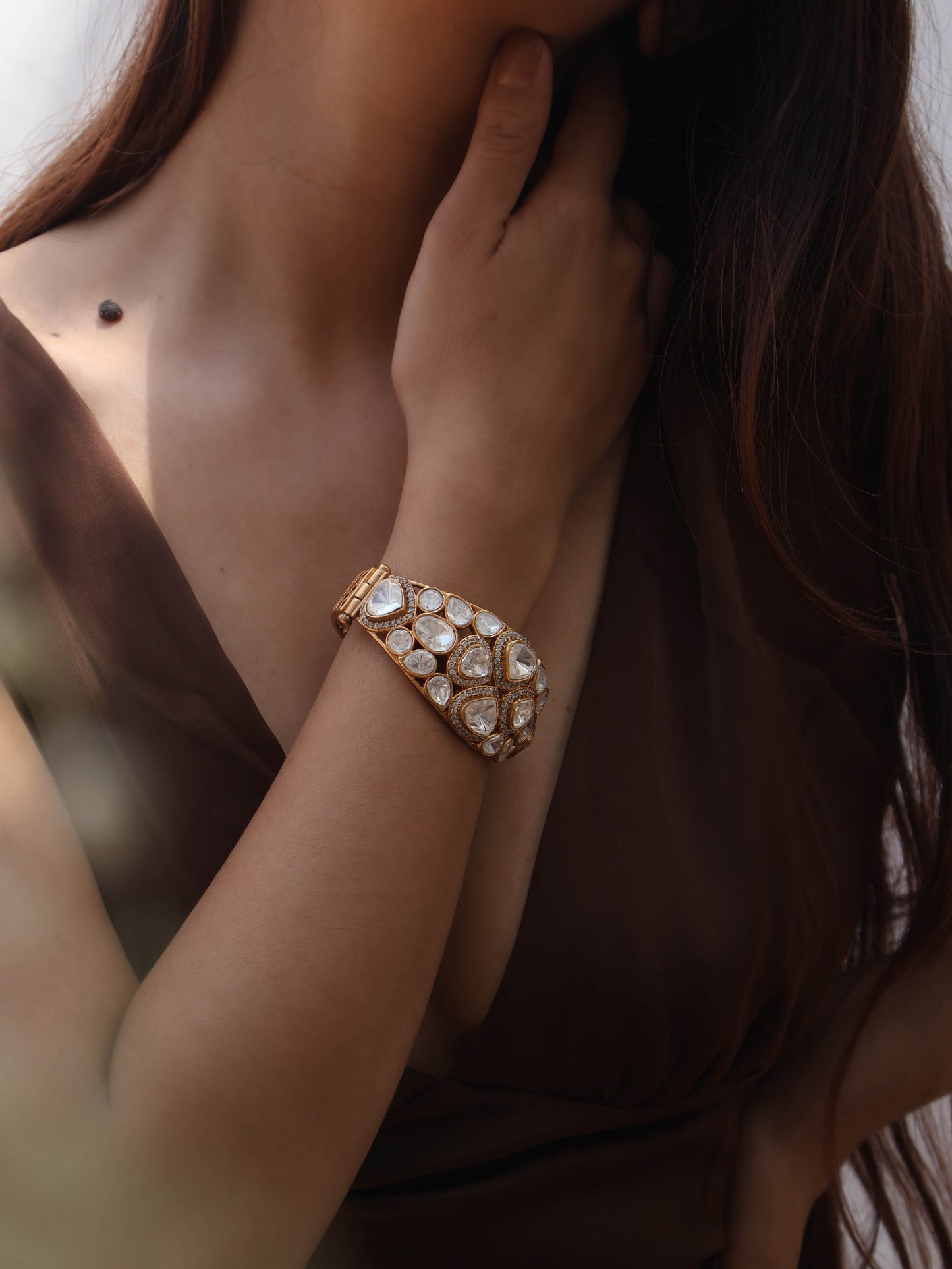 Faiza Polki Bracelet