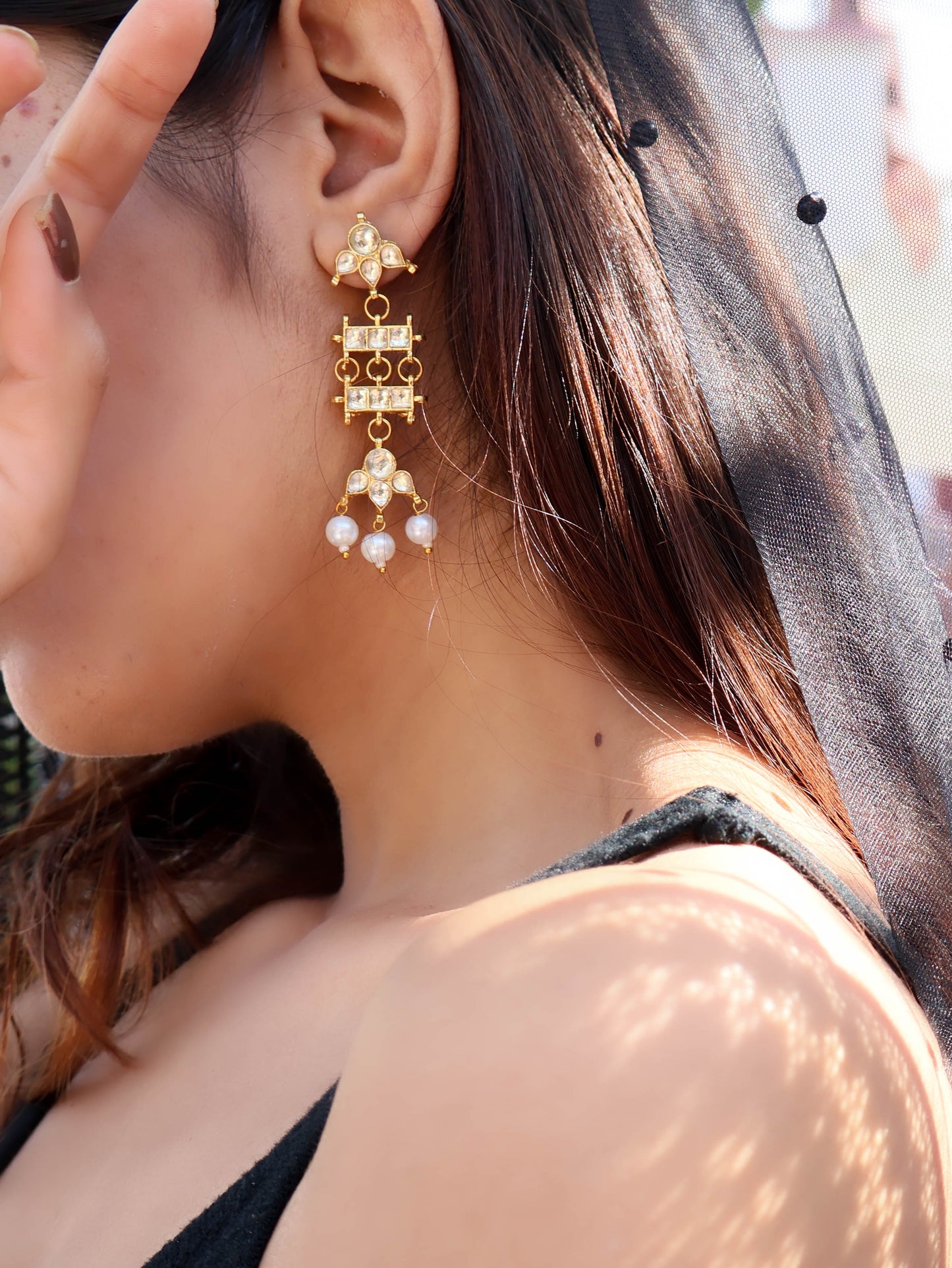 Fareen Kundan Earrings