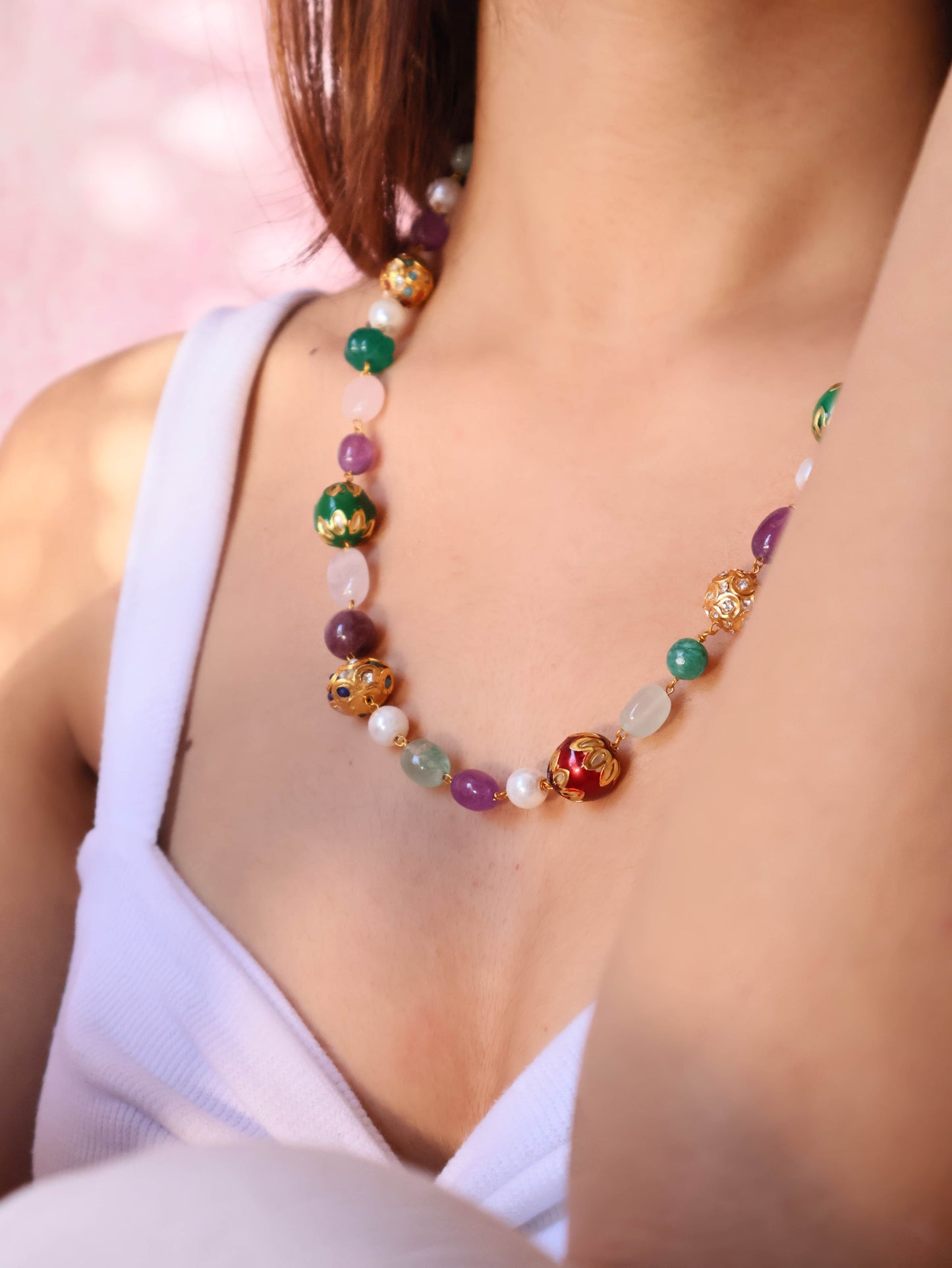 Samira Multicolored Long Necklace