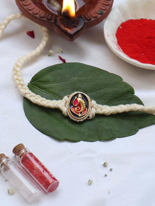 Ganesha Swastik Rakhi