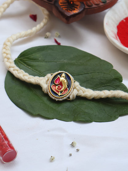 Ganesha Swastik Rakhi