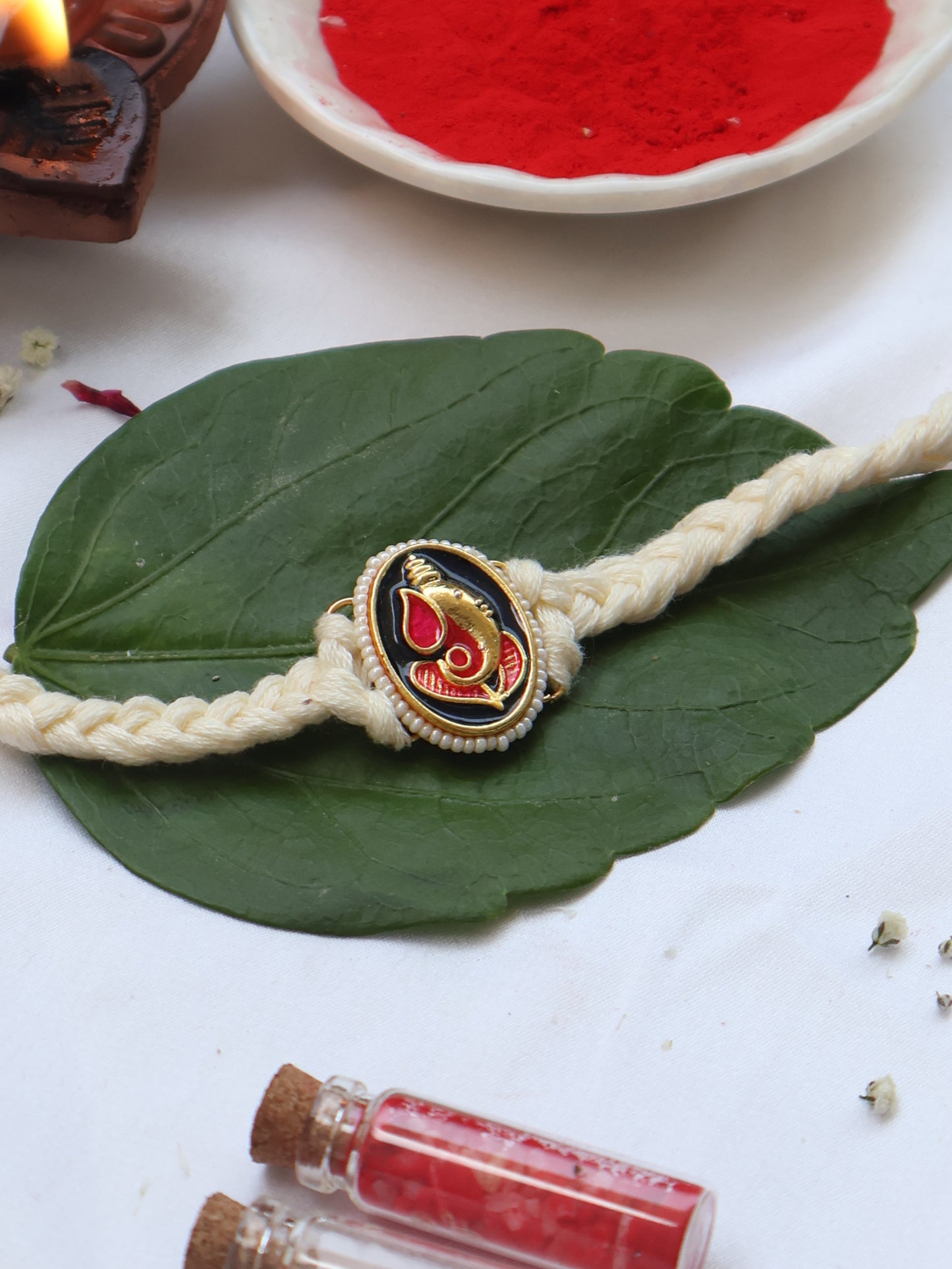 Ganesha Swastik Rakhi