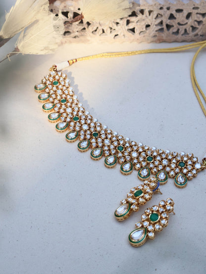 Ishra Kundan Necklace Set