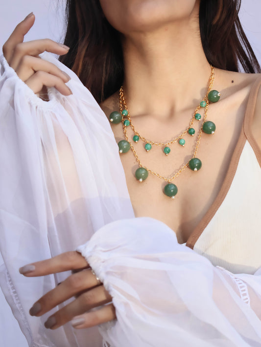 Aksha Green Necklace