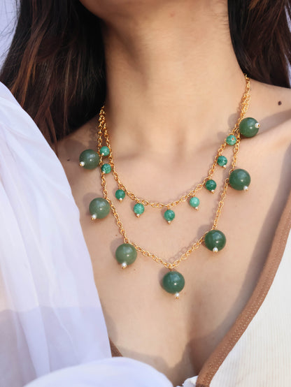 Aksha Green Necklace